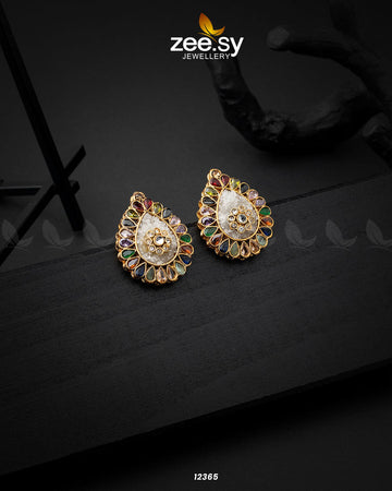 Slate Crush Earrings - House Of Zarish