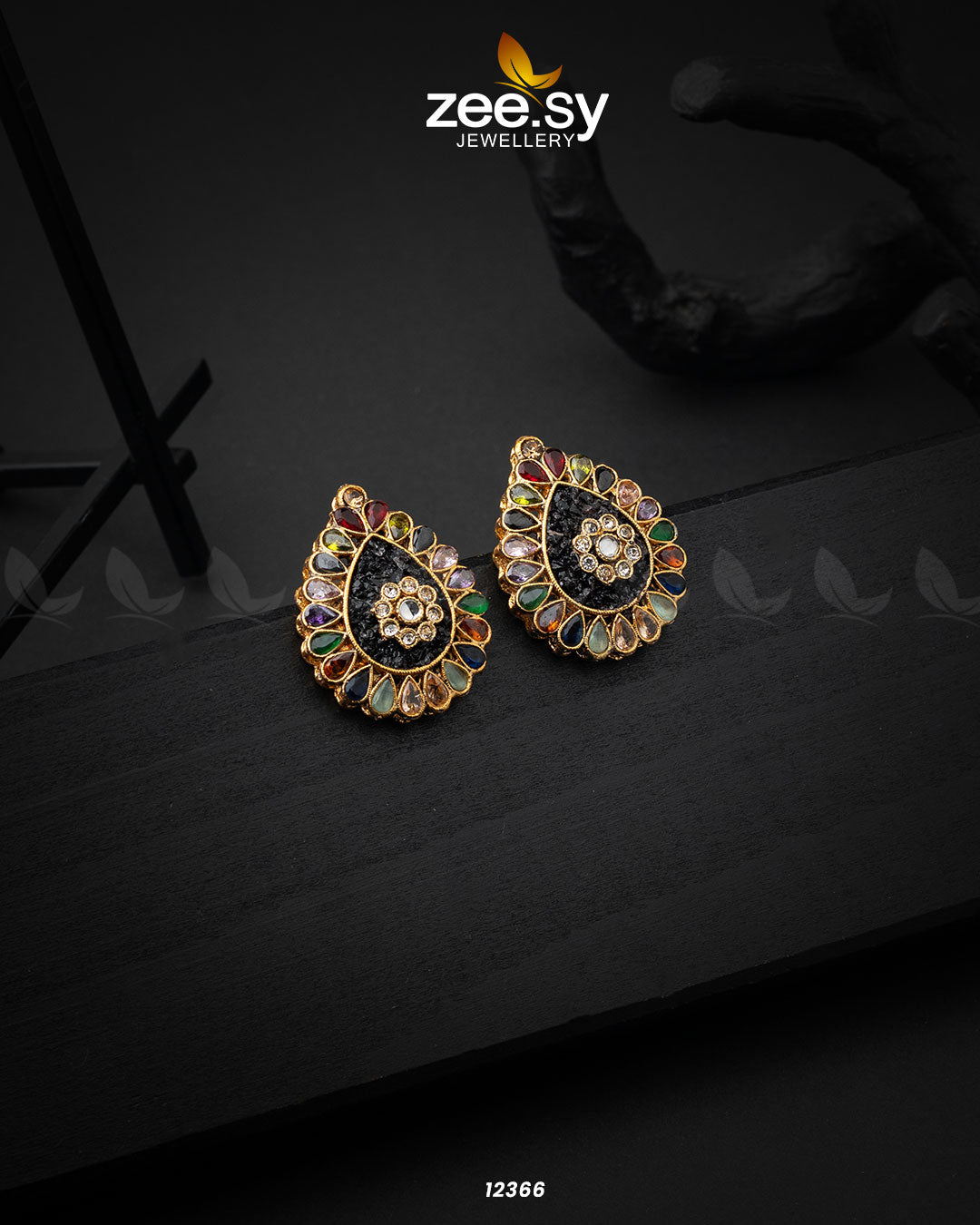 Slate Crush Earrings - House Of Zarish