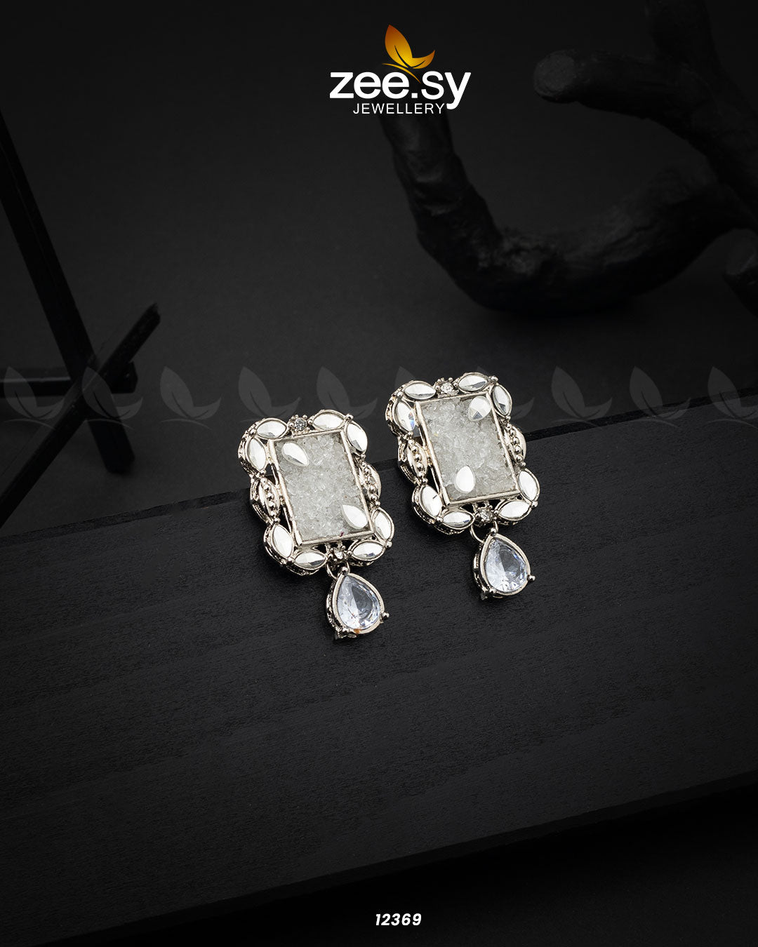 Agate Studs Earrings - House Of Zarish