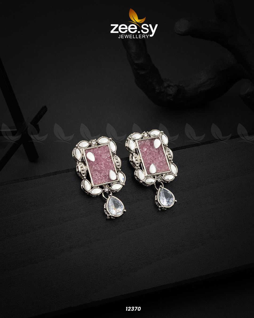 Agate Studs Earrings - House Of Zarish