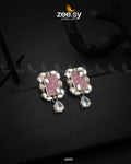 Agate Studs Earrings - House Of Zarish