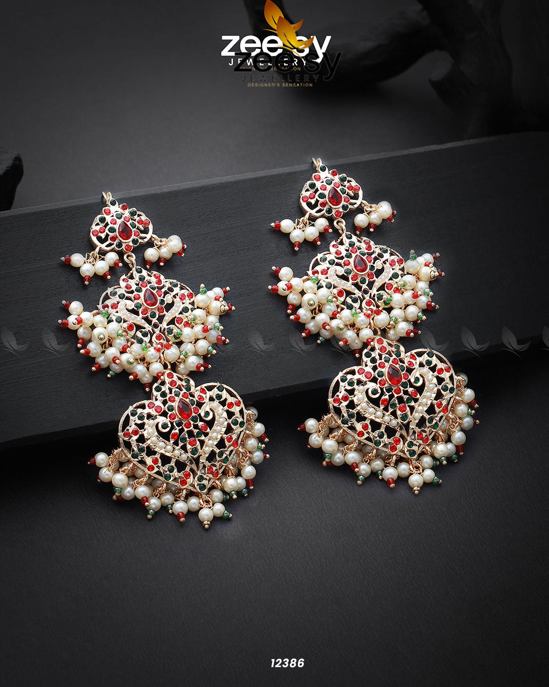 Keerthi's Earrings - House Of Zarish
