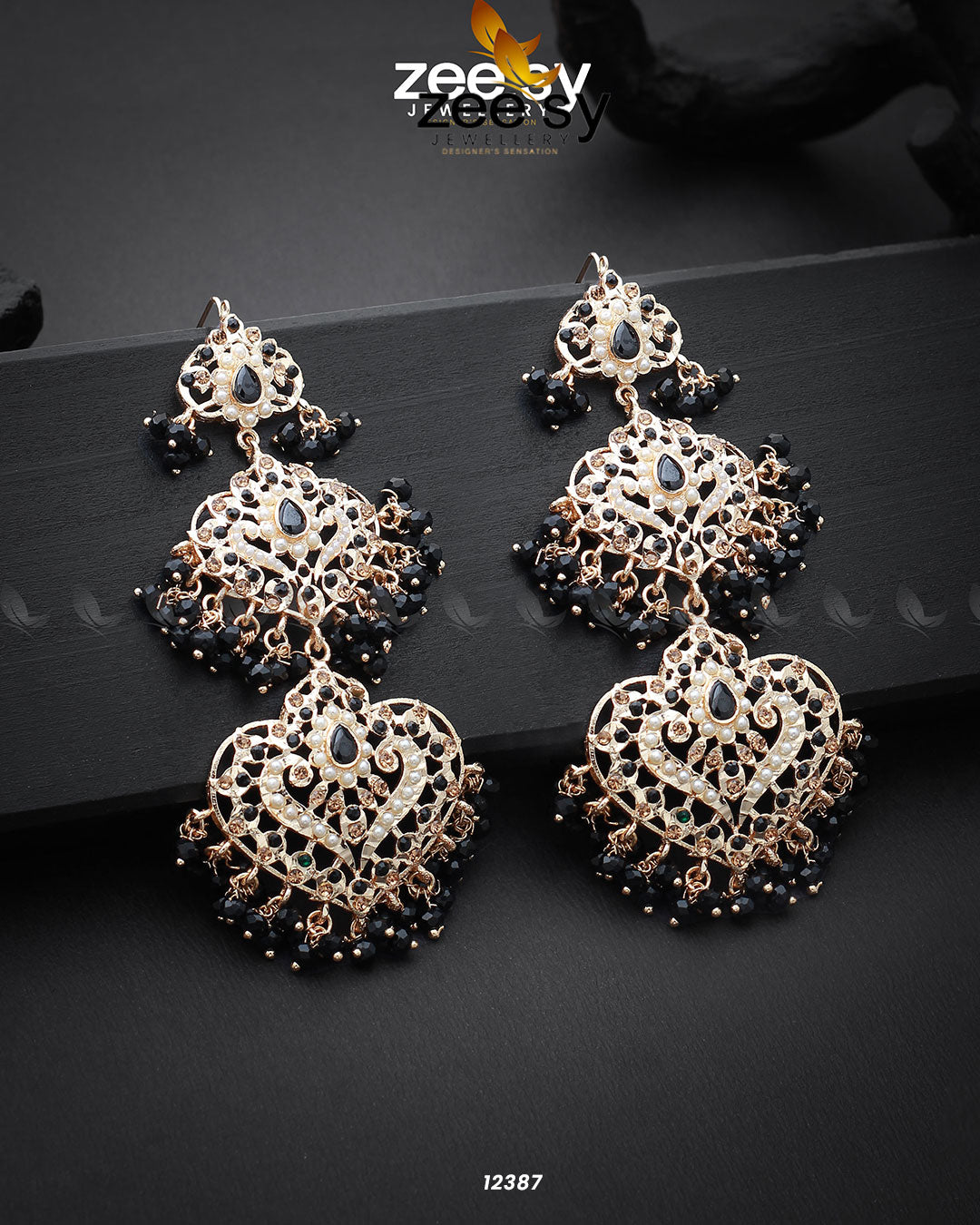 Keerthi's Earrings - House Of Zarish