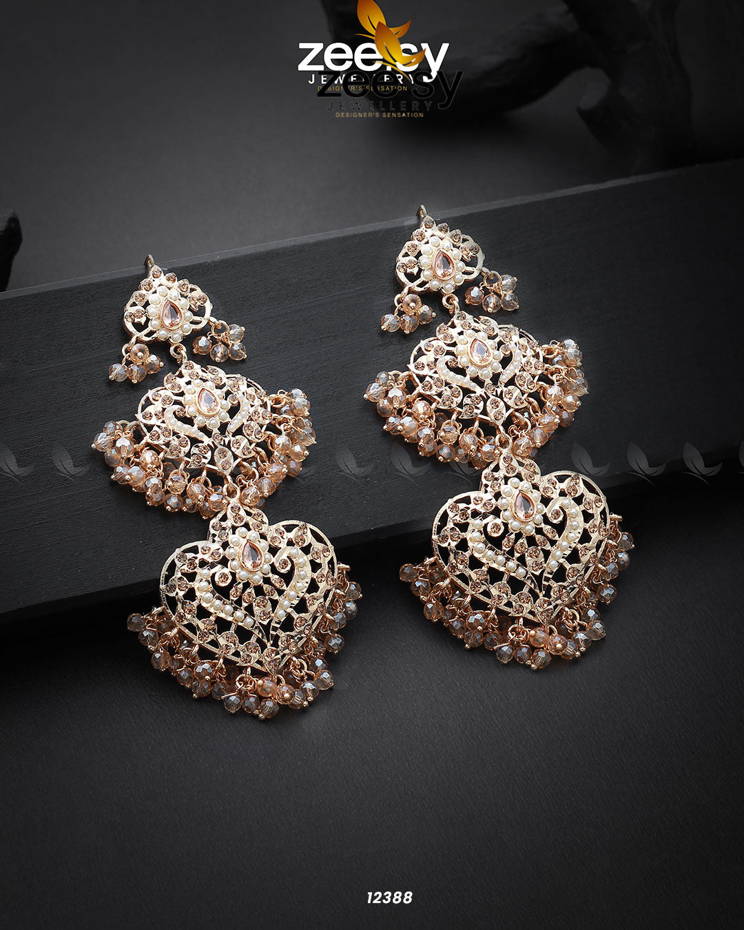 Keerthi's Earrings - House Of Zarish