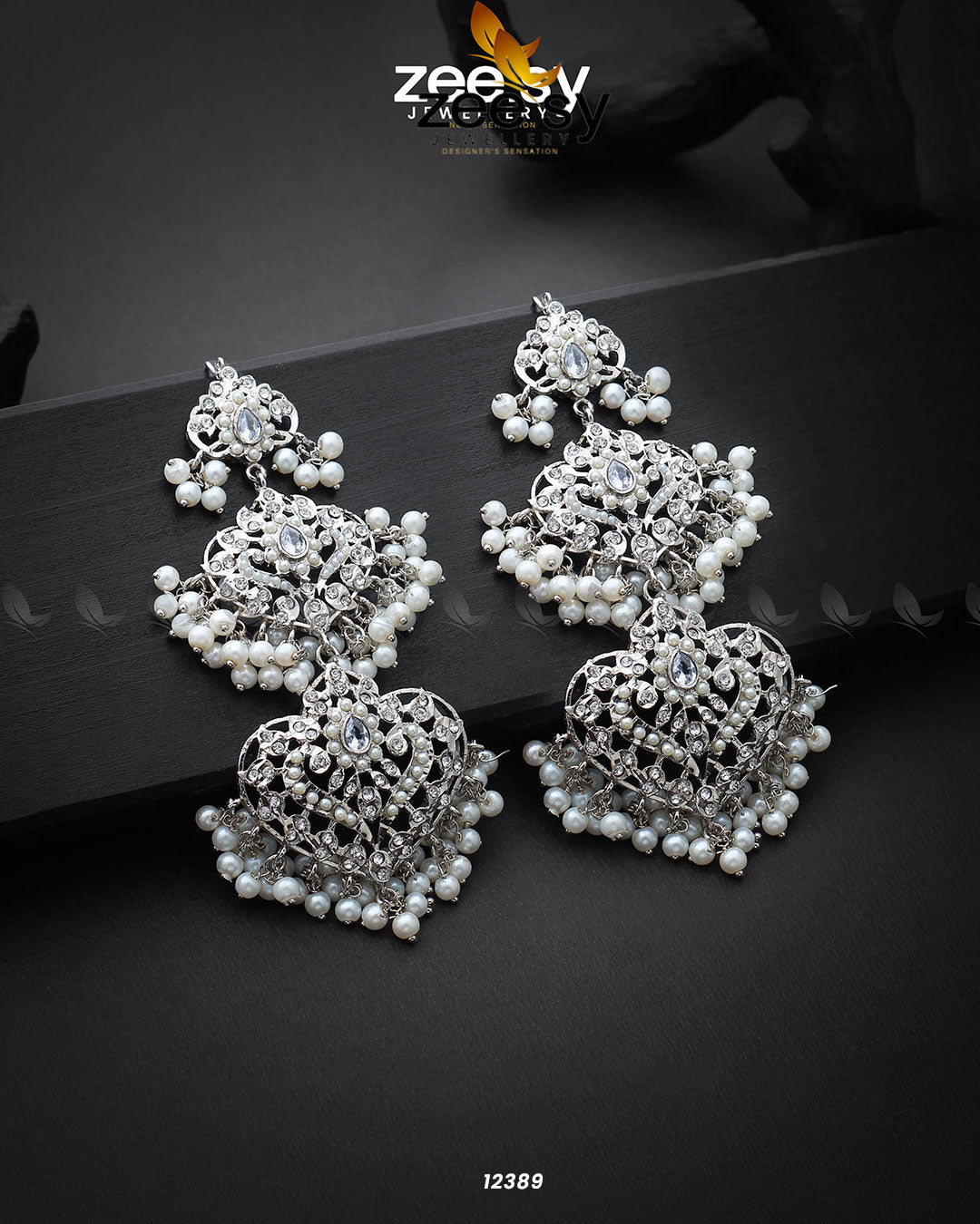 Keerthi's Earrings - House Of Zarish