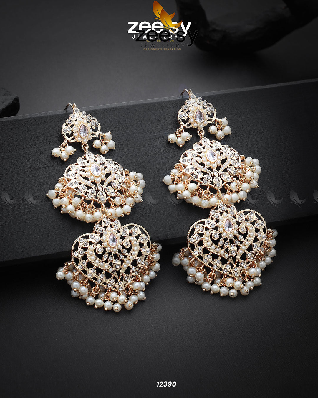 Keerthi's Earrings - House Of Zarish