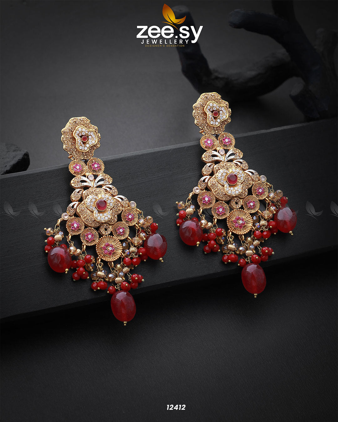 Flower Earrings - House Of Zarish