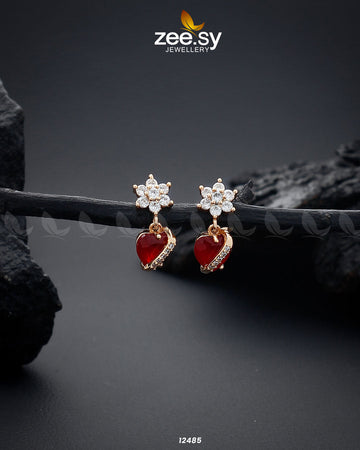 Heart Earrings - House Of Zarish