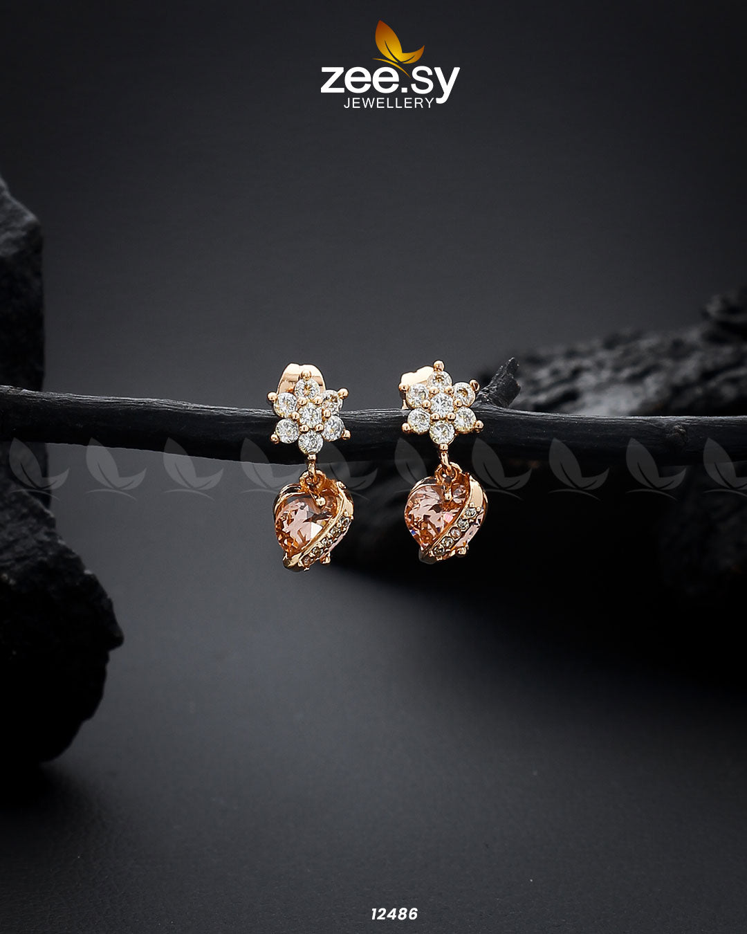 Heart Earrings - House Of Zarish