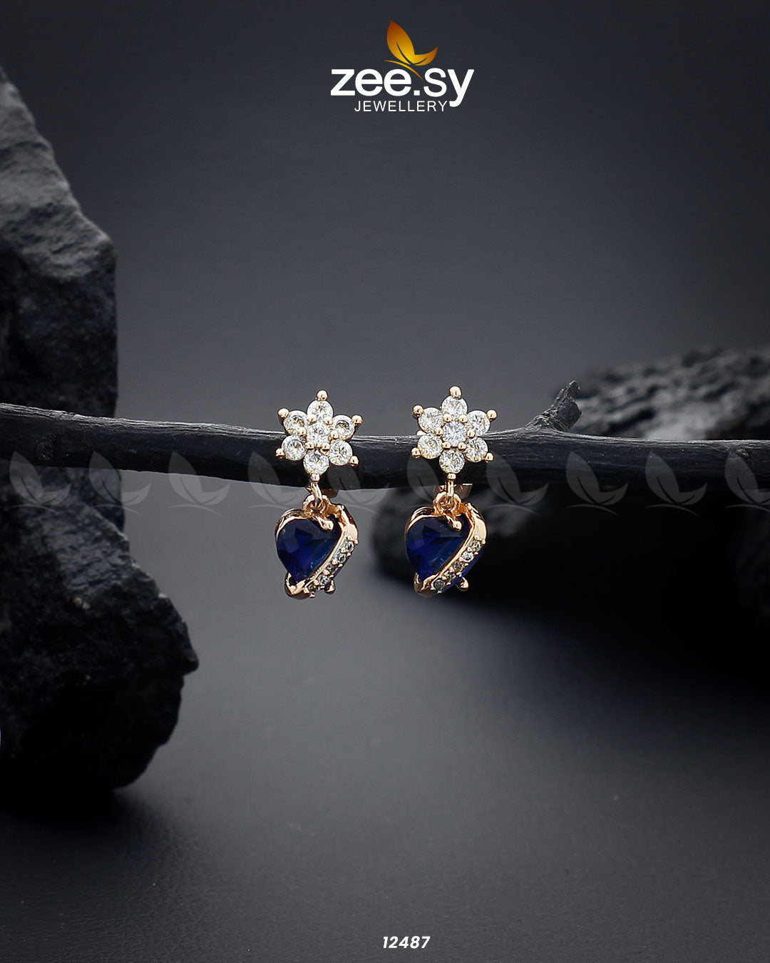 Heart Earrings - House Of Zarish