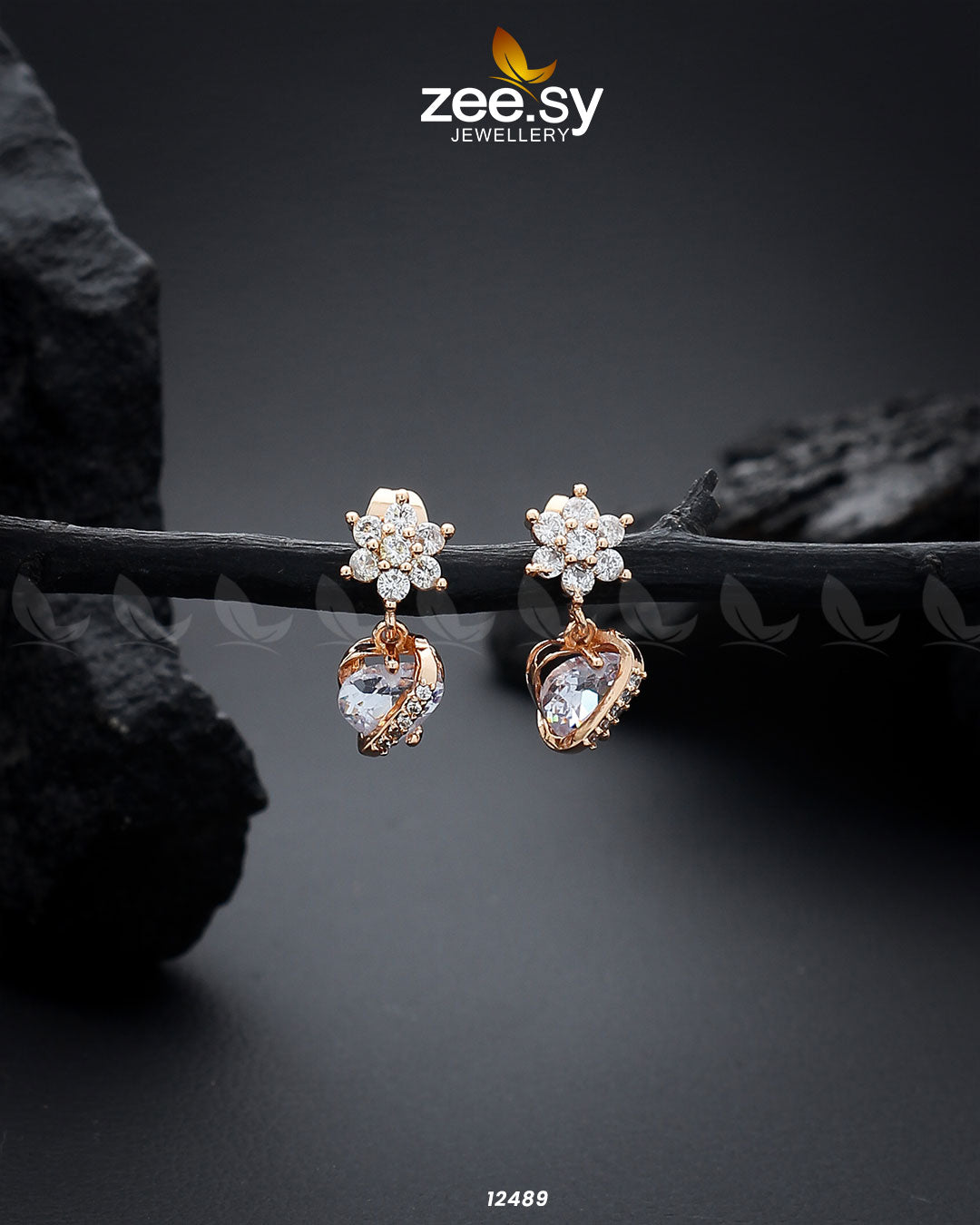 Heart Earrings - House Of Zarish