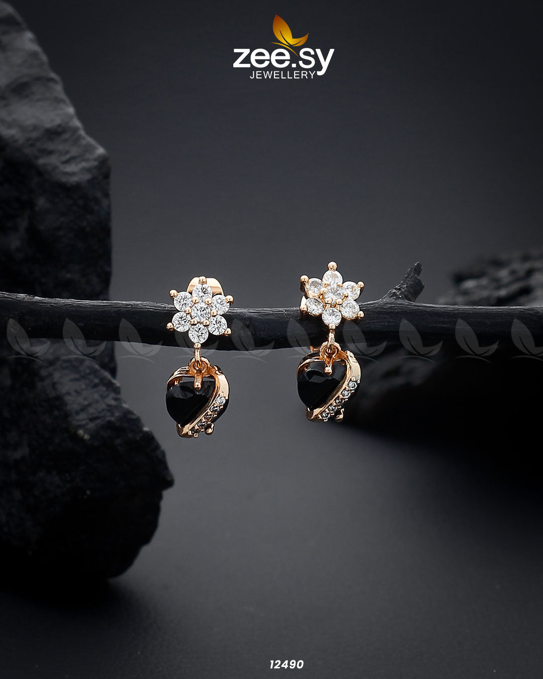 Heart Earrings - House Of Zarish
