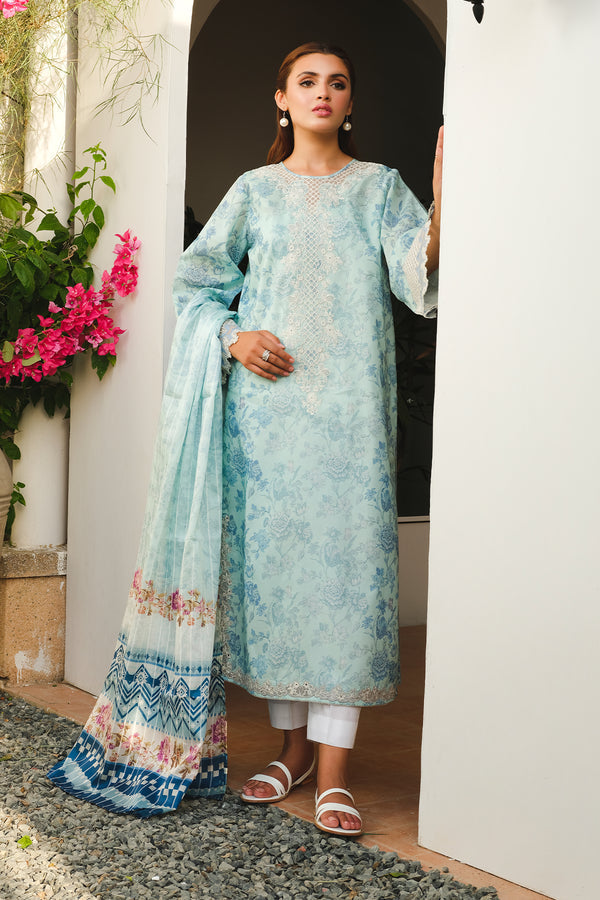 Baroque | Luxury Pret 24 | LAWN UF-661 - House Of Anaya