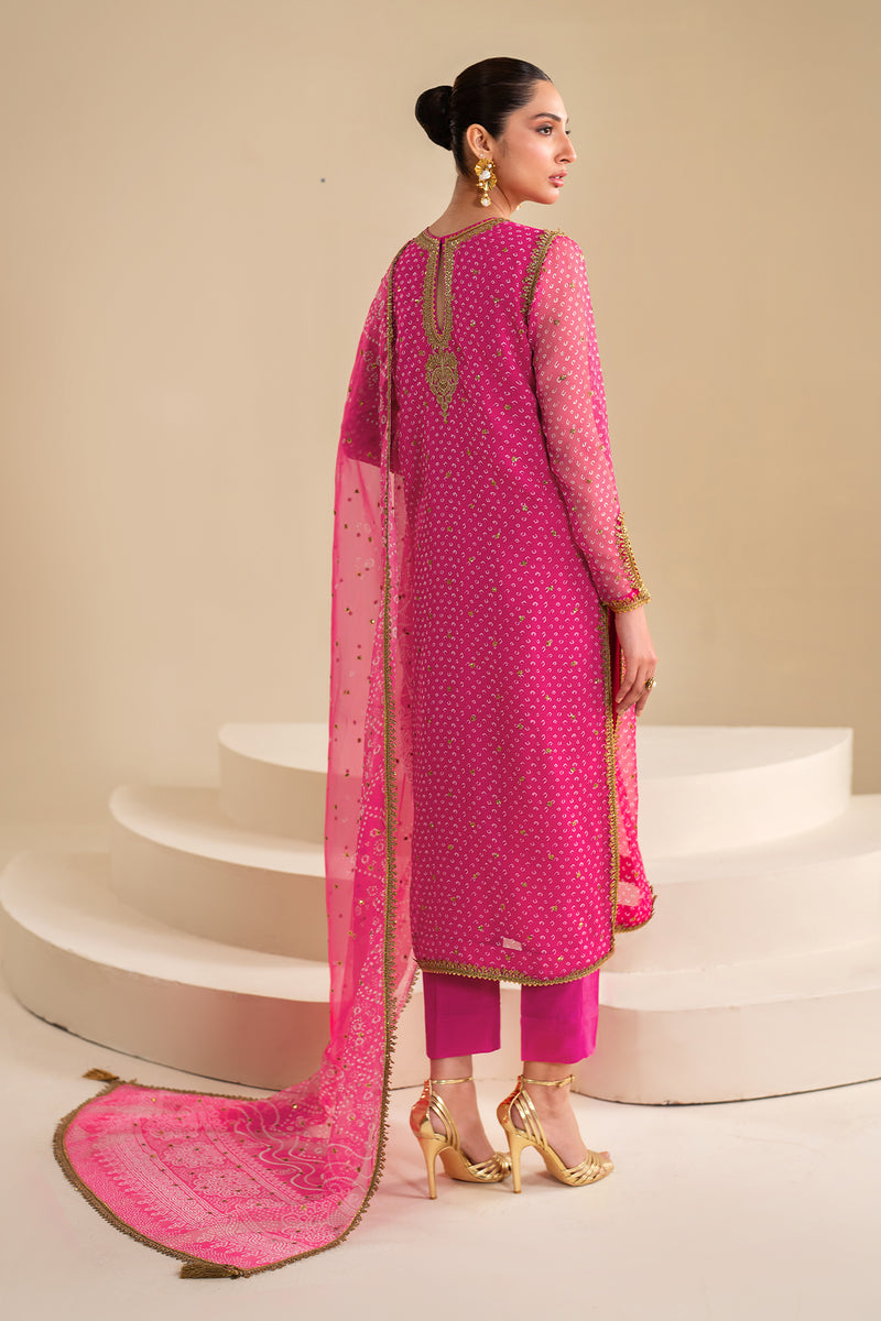 Baroque | Luxury Pret 24 | CHIFFON UF-626 - House Of Anaya