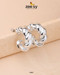 Twisted Hoop Earring - House Of Zarish