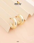 C-Type Stud Earrings - House Of Zarish