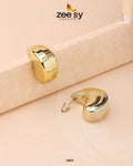 Crescent Hoop Earrings - House Of Zarish