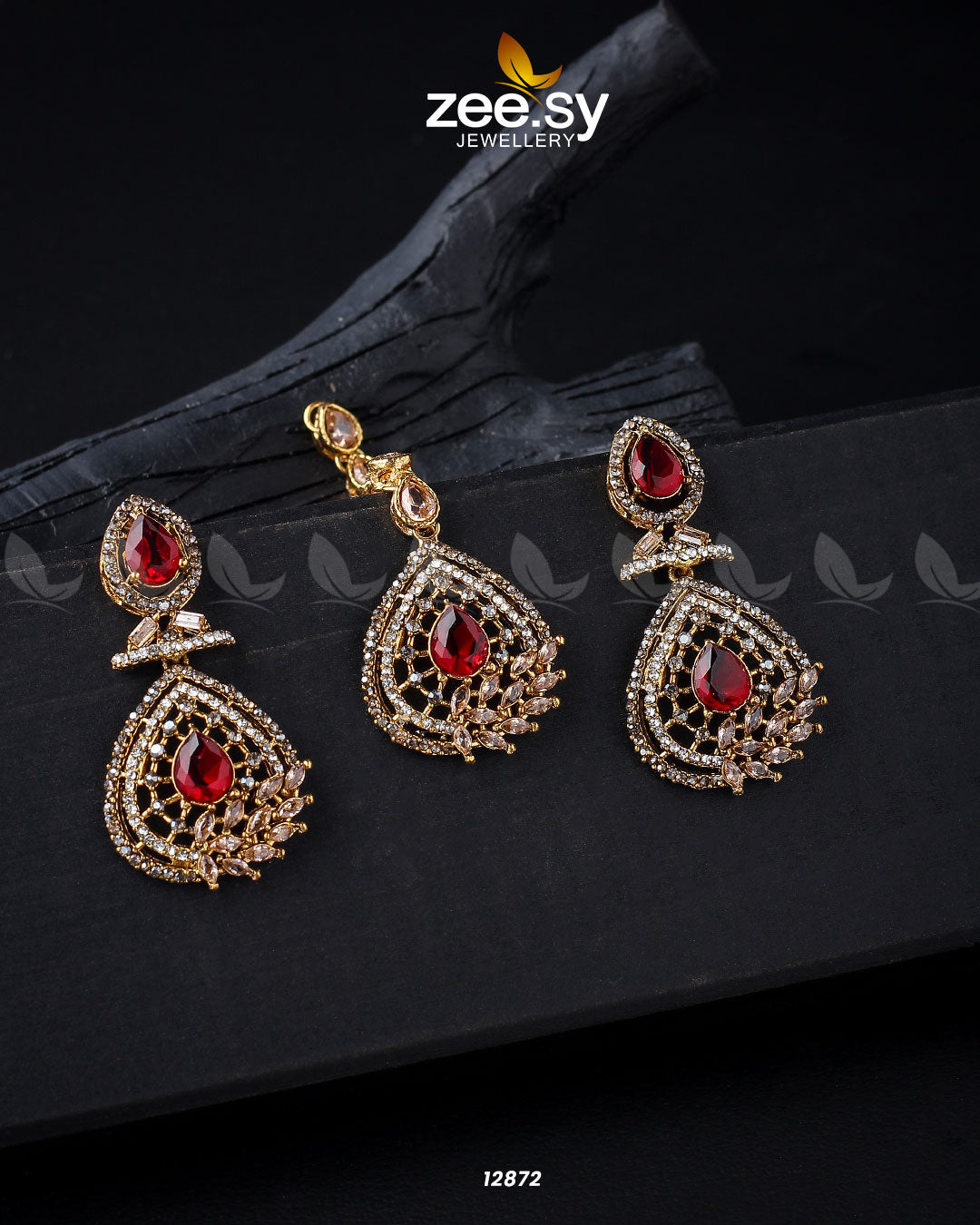 Plumeria Earrings - House Of Zarish
