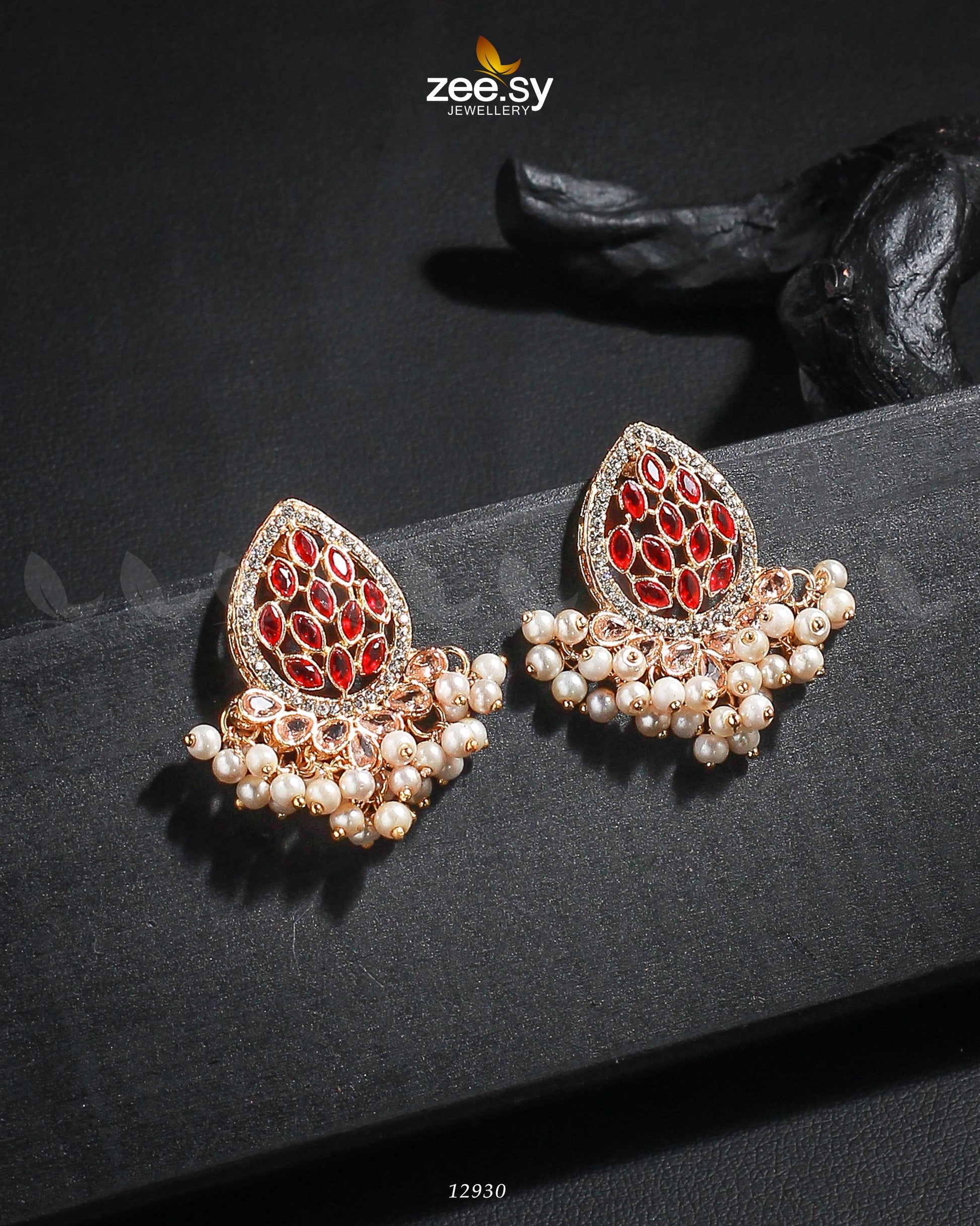 Faisha Earrings - House Of Zarish
