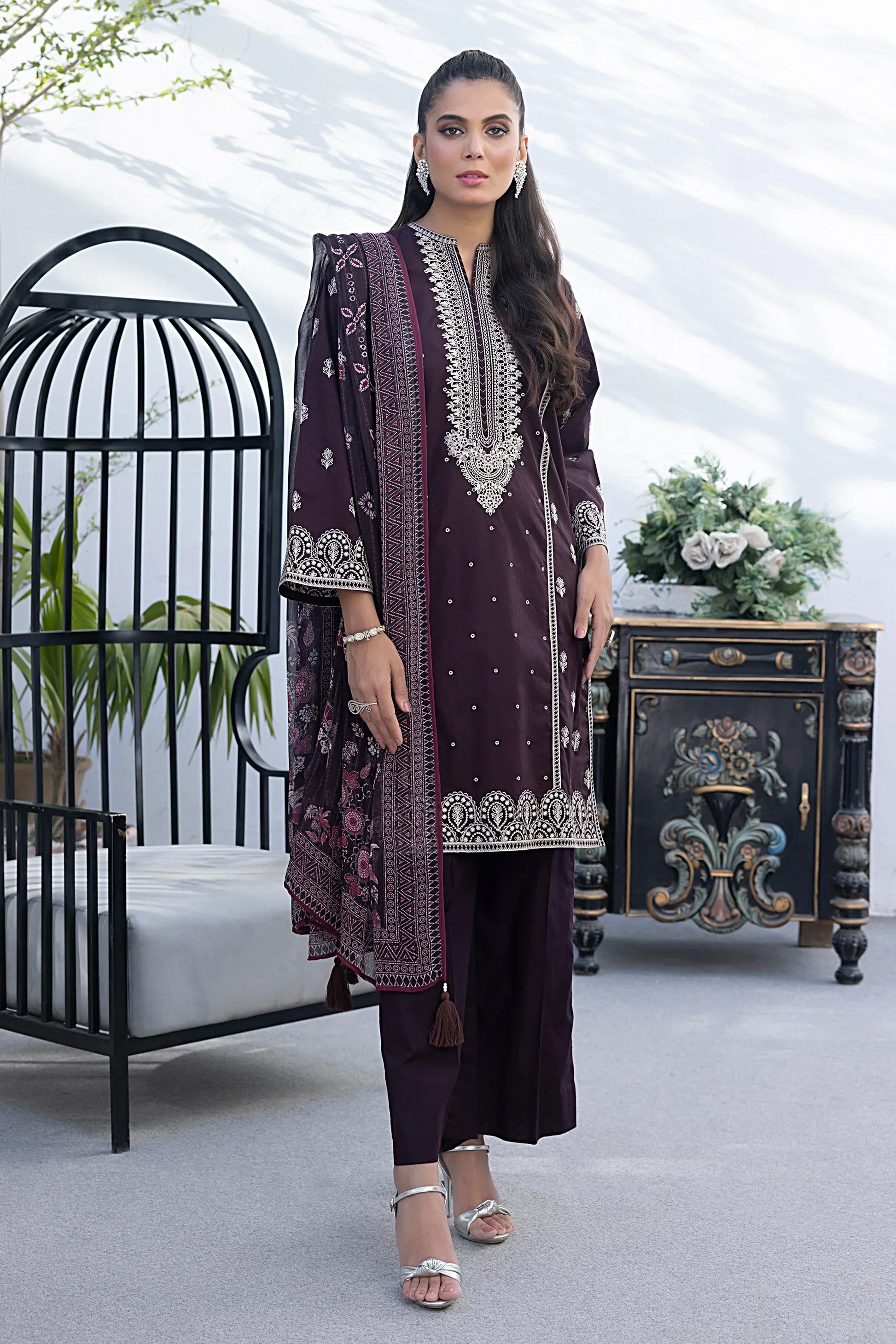 LSM | Spring Embroidered | 0013 - House of Zarish