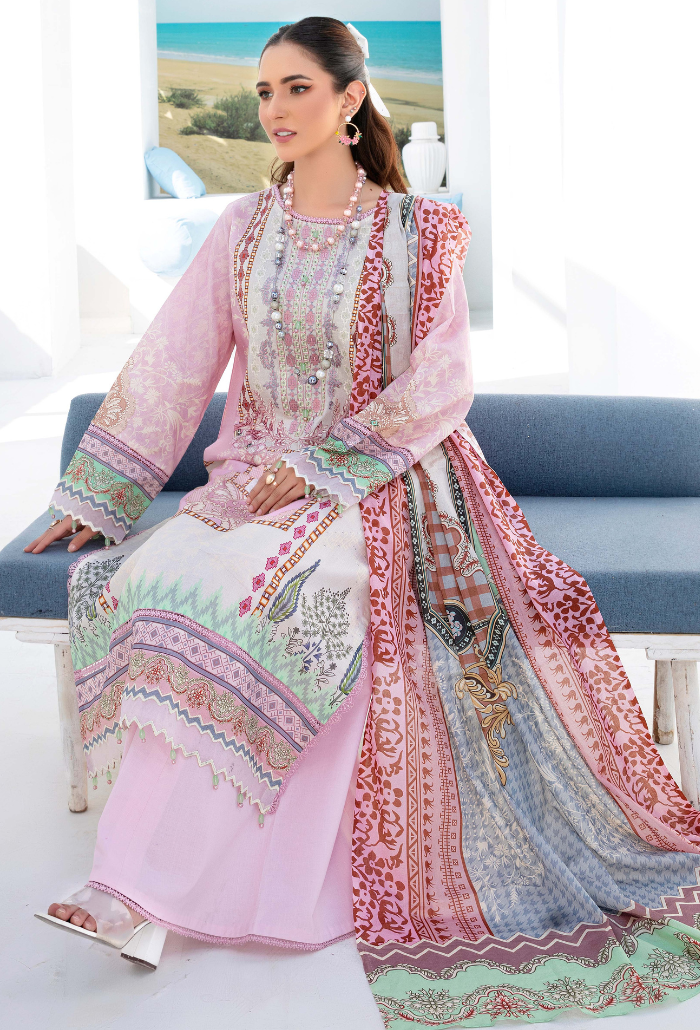 Humdum | Saira Bano Lawn 24 | D08 - House Of Anaya