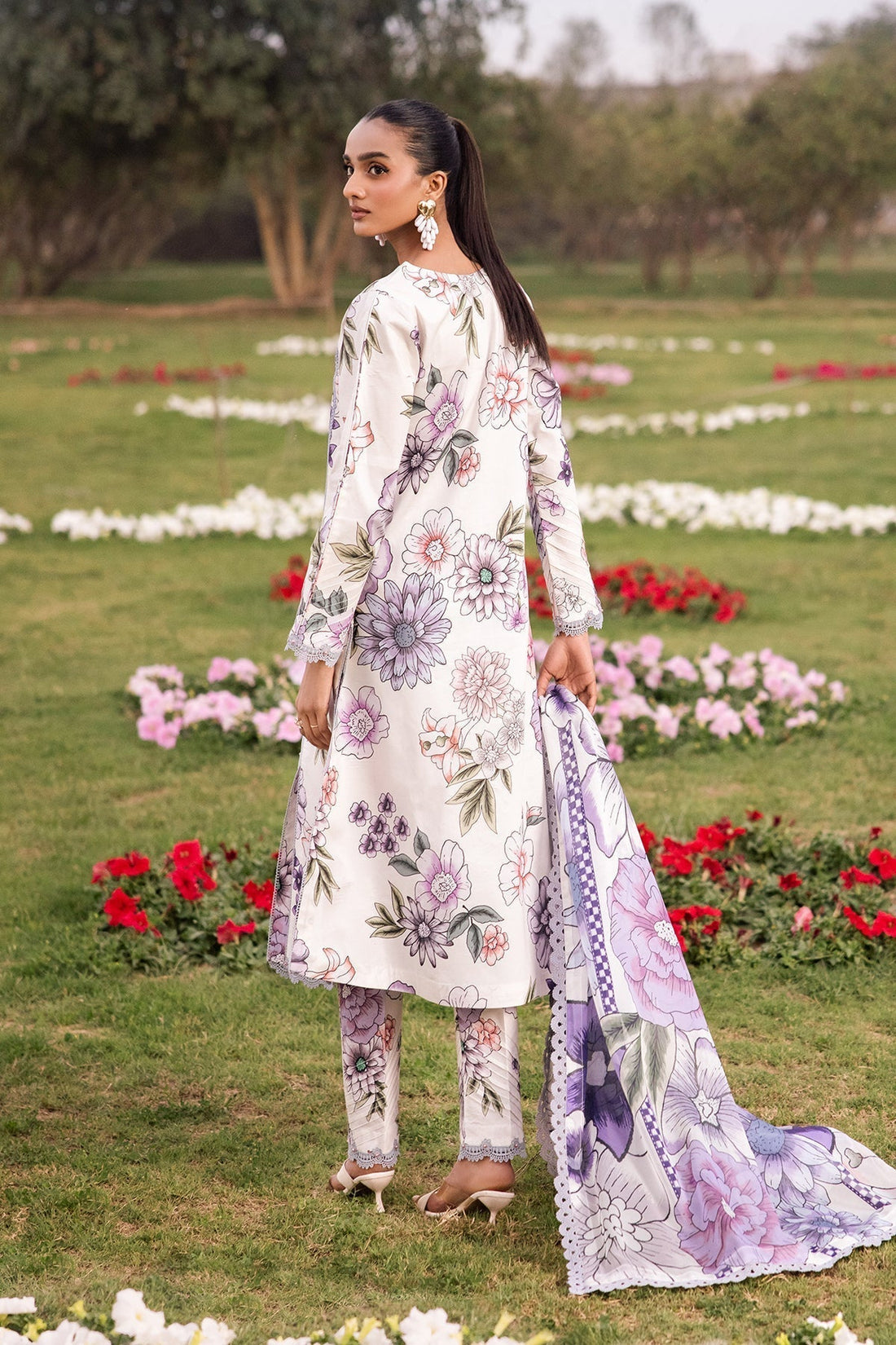 Alizeh | Sheen Lawn Prints 24 | TUBEROSE - House Of Anaya