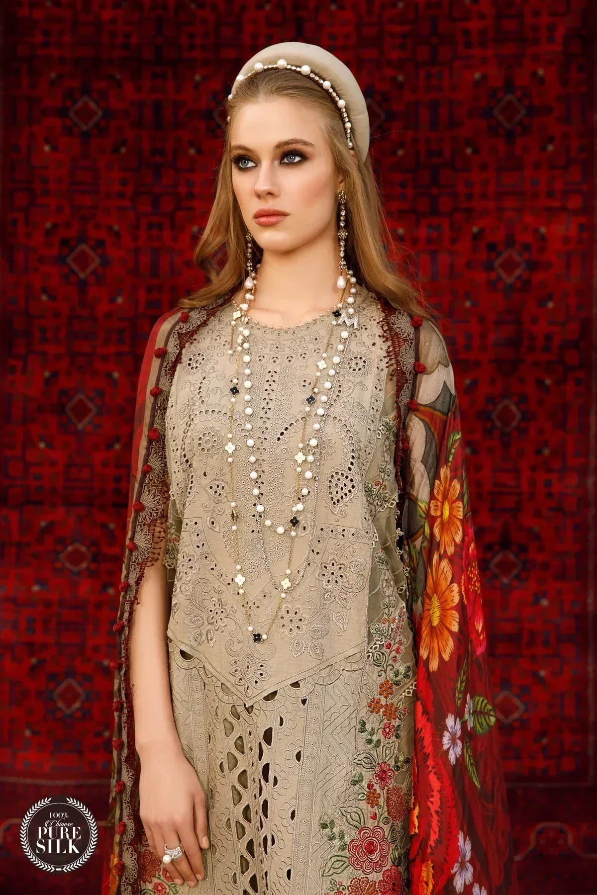 Maria B | Luxury Lawn | D-2313-A - House Of Anaya