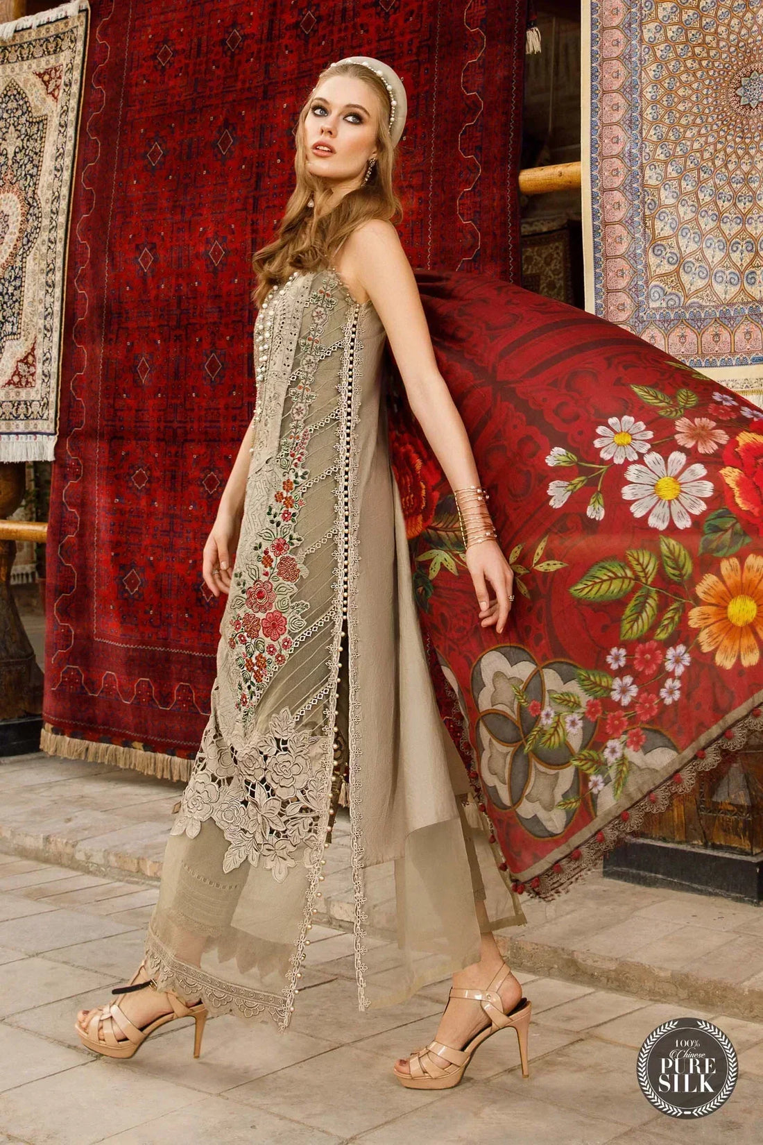 Maria B | Luxury Lawn | D-2313-A - House of Zarish