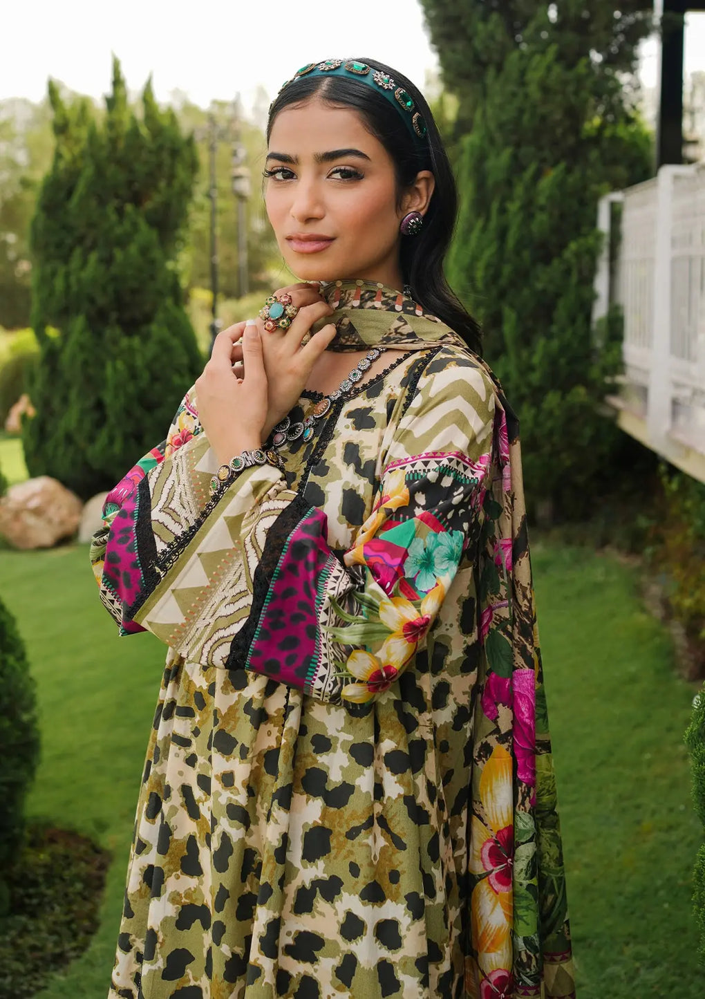 Elaf Premium | Printed Collection 24 | EEP-06B - Wonders - House Of Anaya
