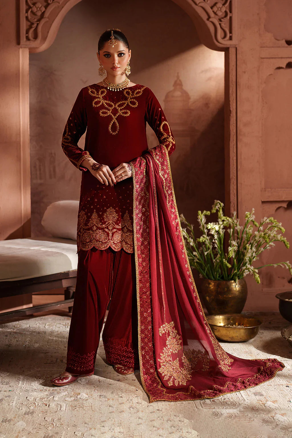 IZNIK | Raagni Velvet Formals | IV-58 Embroidered Velvet