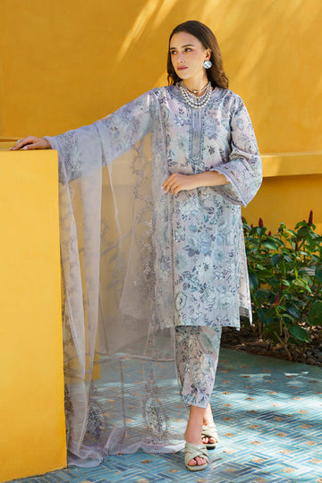 Baroque | Luxury Pret 24 | LAWN UF-580 - House Of Anaya