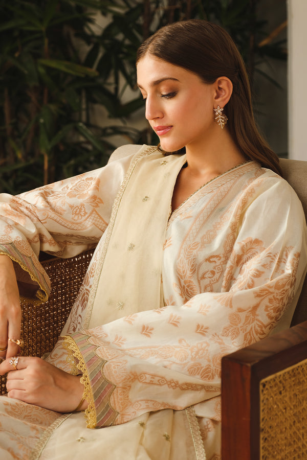 Baroque | Luxury Pret 24 | LAWN UF-662 - House Of Anaya