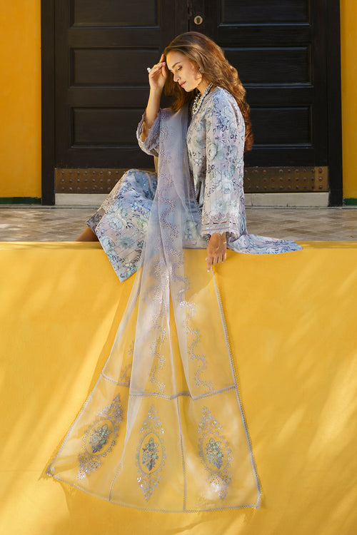 Baroque | Luxury Pret 24 | LAWN UF-580 - House Of Anaya