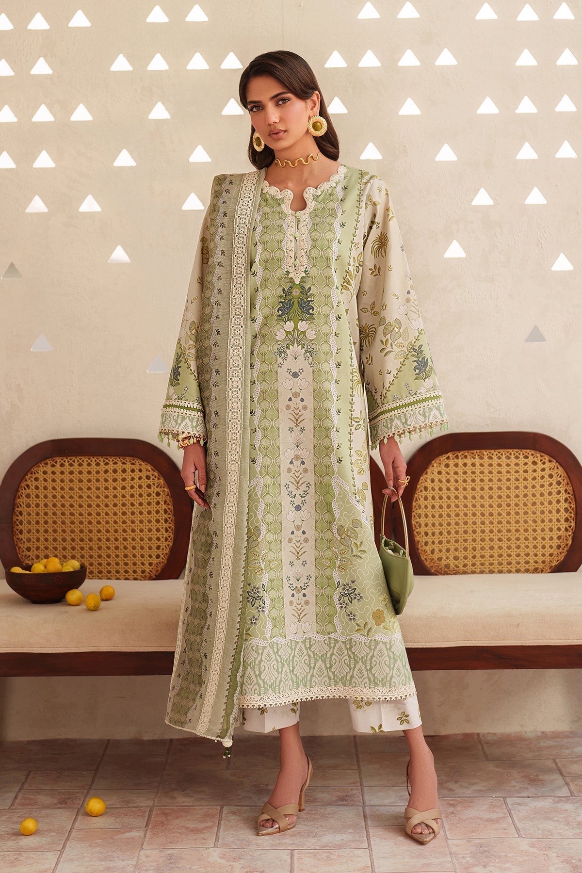 Baroque | Embroidered Lawn | SF-4406