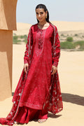 Cross Stitch | Eid Lawn 24 | VERMILLION SCARLET - House Of Anaya