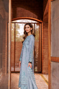 Farasha | Dastoor Embroidered Lawn SS24 | BERYL Black - House Of Anaya