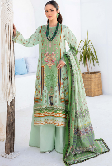 Humdum | Saira Bano Lawn 24 | D02 - House Of Anaya