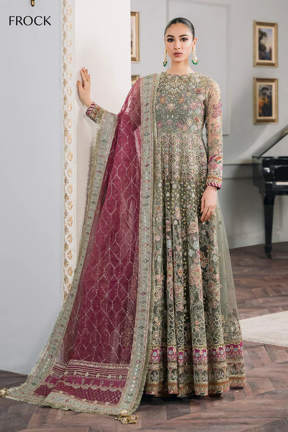 Baroque | Chantelle Embroidered Collection 2024 | CH12-02 - House Of Anaya