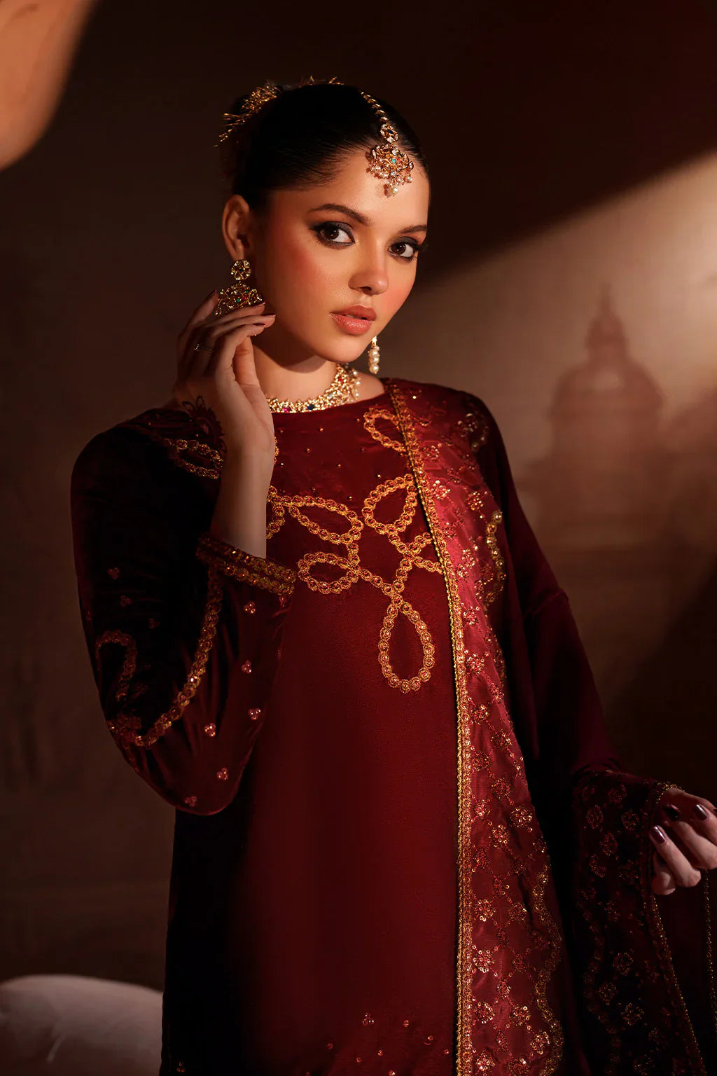 IZNIK | Raagni Velvet Formals | IV-58 Embroidered Velvet