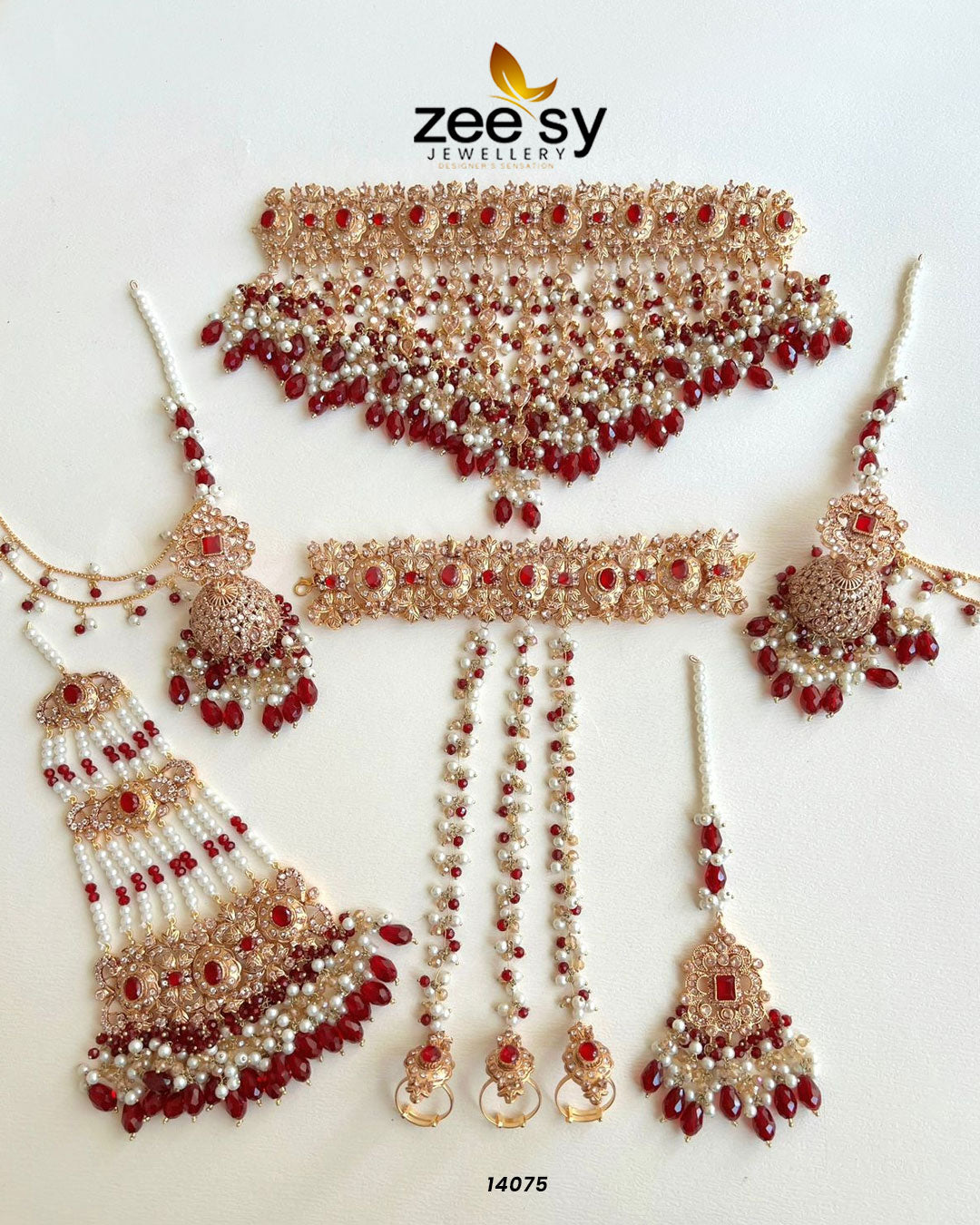 Gilt Bridal Set - House Of Zarish