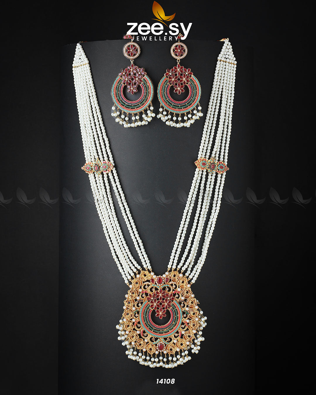 Elegance Mala Necklace - House Of Zarish