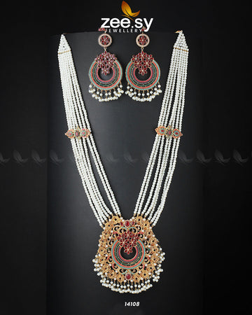 Elegance Mala Necklace - House Of Zarish