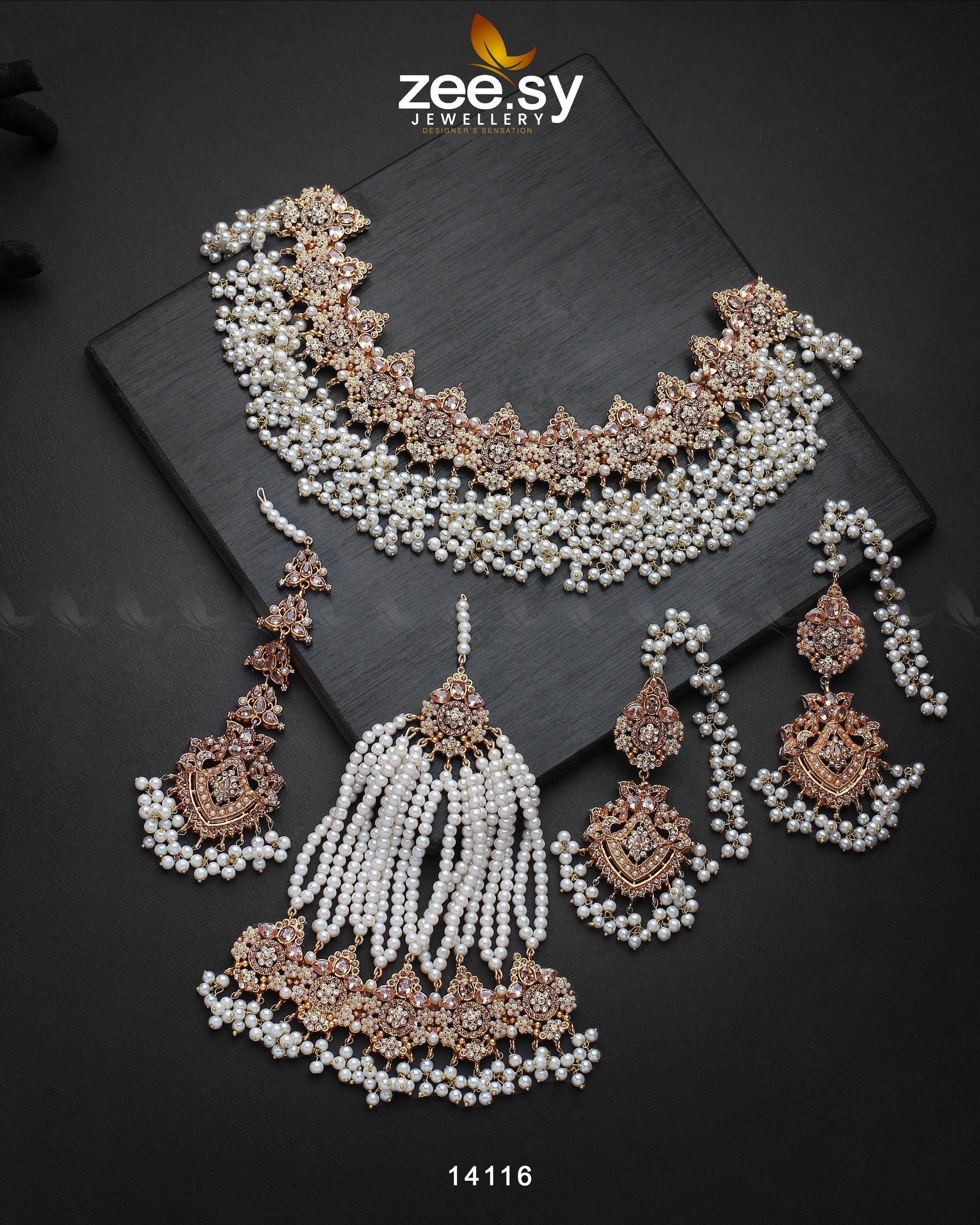 Aurum Bridal Set - House Of Zarish