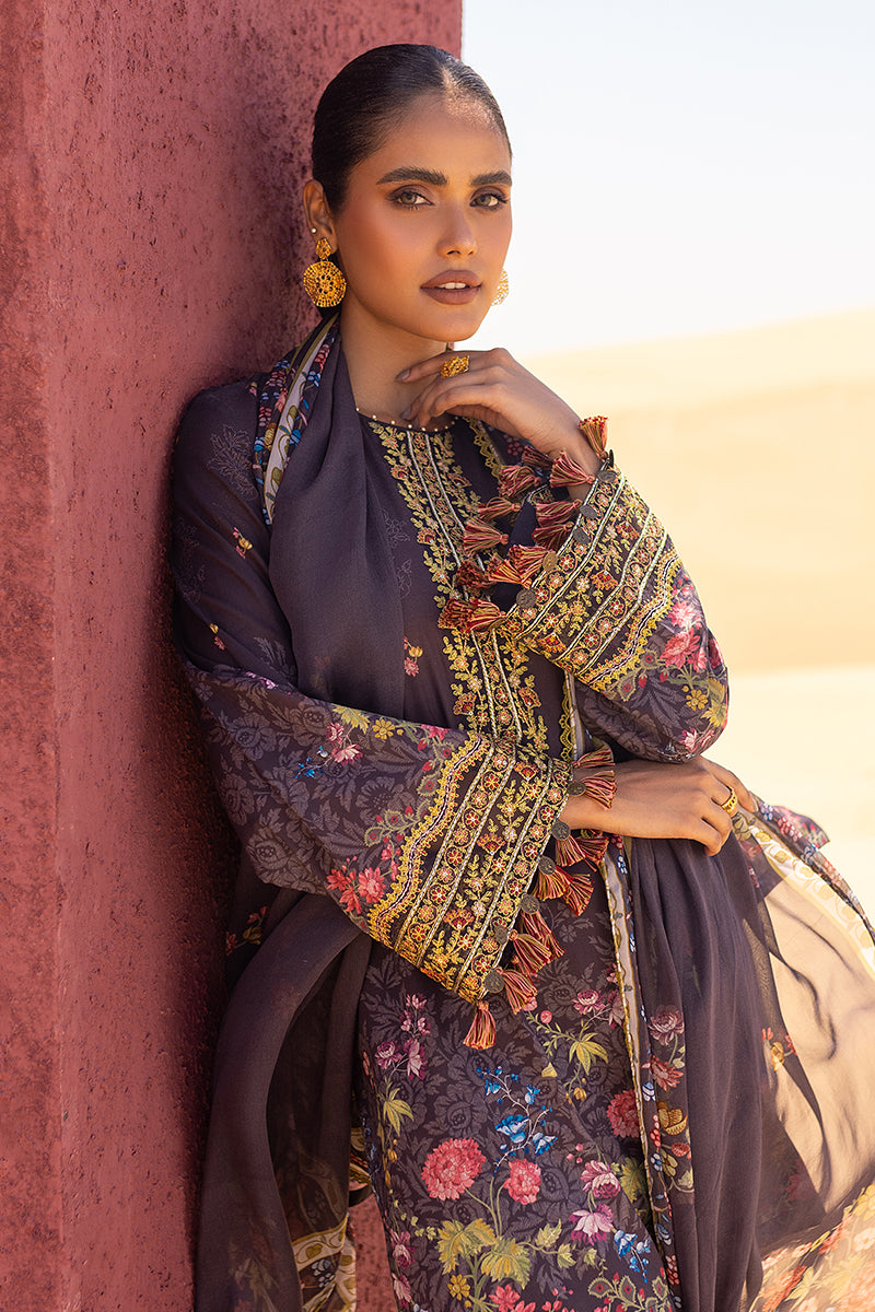 Cross Stitch | Eid Lawn 24 | GRAVEL - House Of Anaya