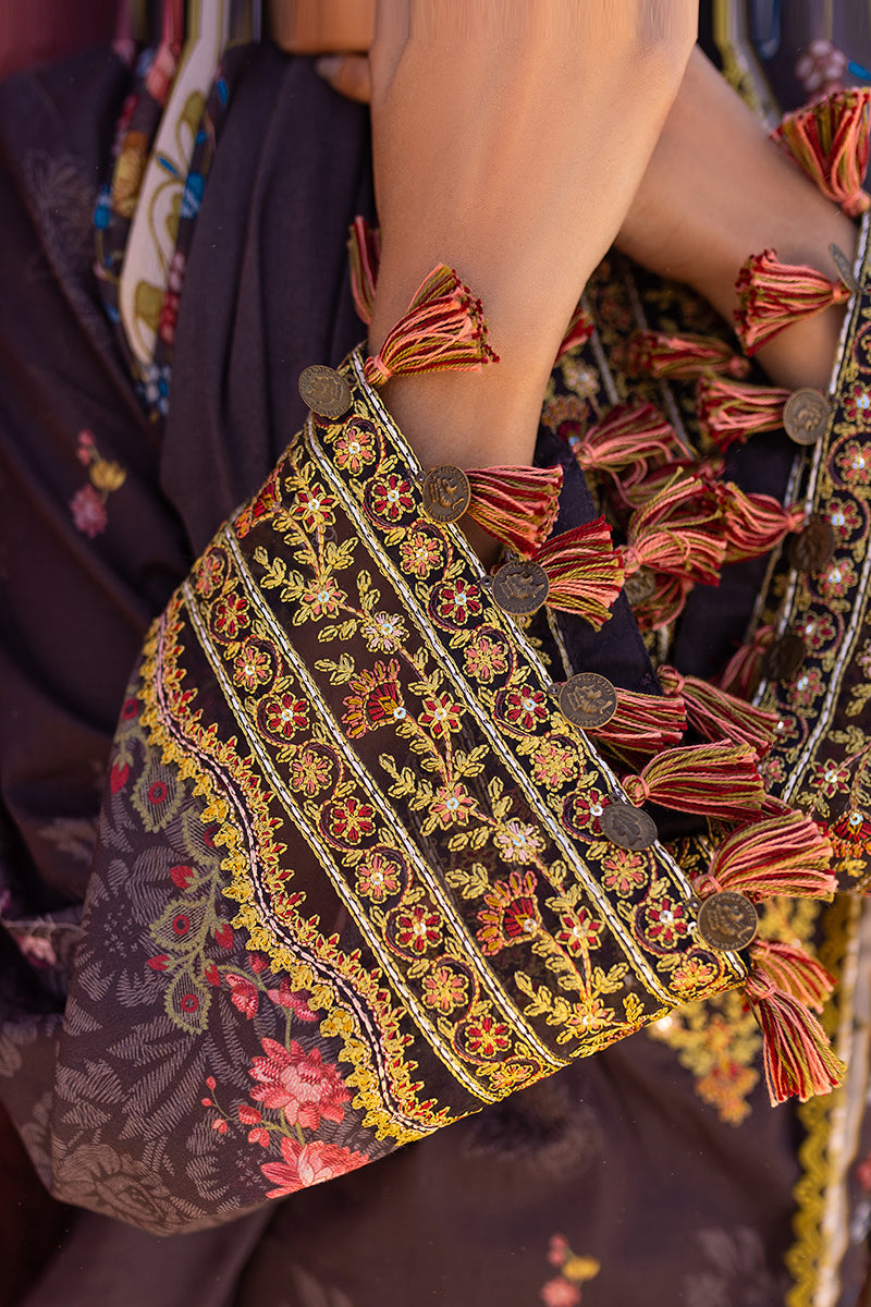 Cross Stitch | Eid Lawn 24 | GRAVEL - House Of Anaya