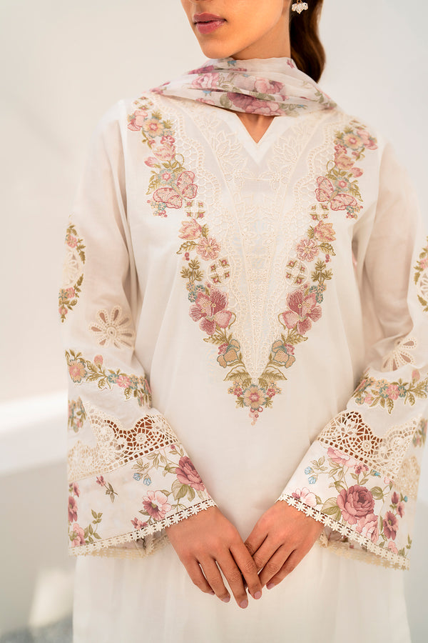 Baroque | Luxury Pret 24 | LAWN UF-665 - House Of Anaya
