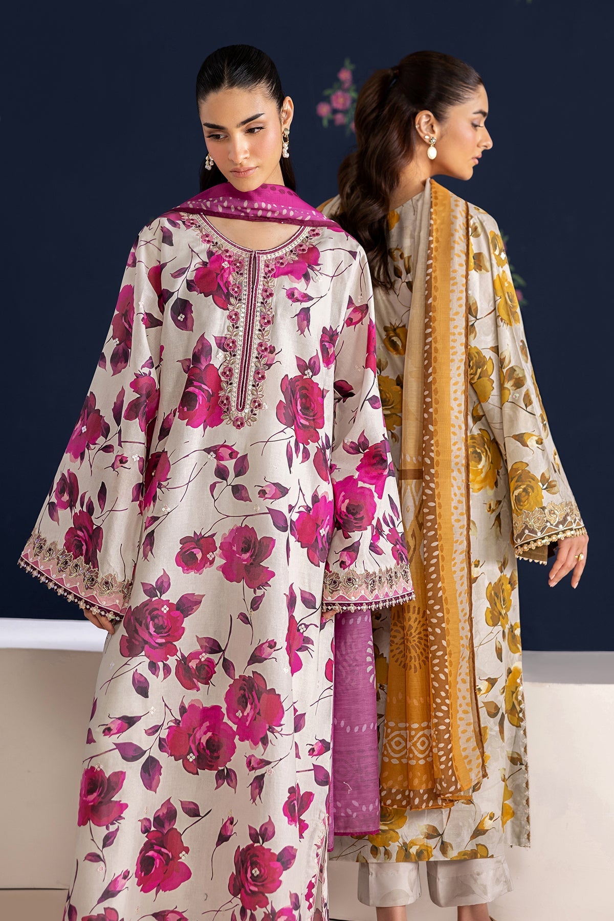 Baroque | Embroidered Lawn | SF-4463