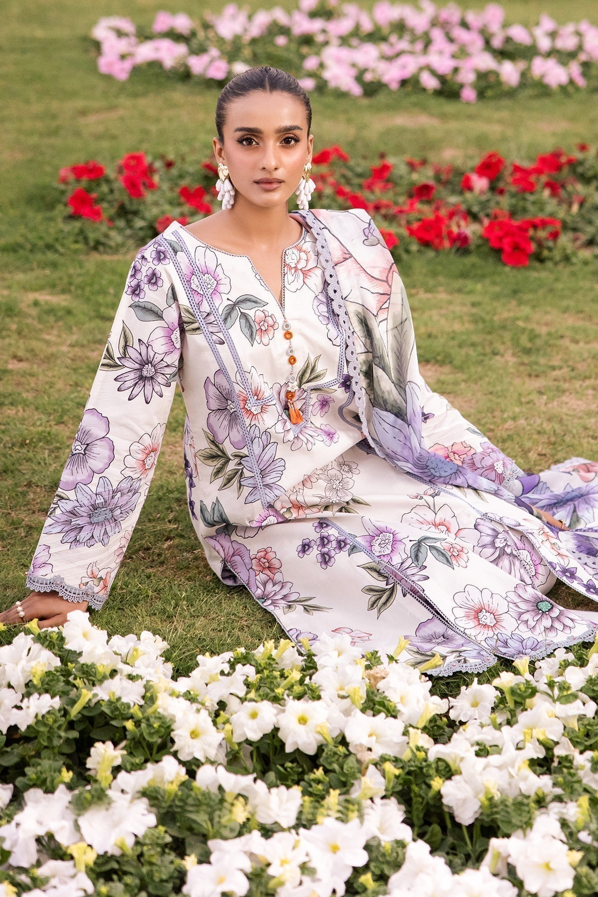 Alizeh | Sheen Lawn Prints 24 | TUBEROSE - House Of Anaya