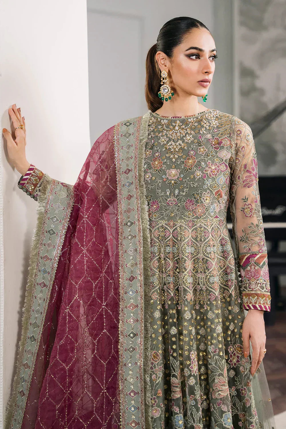 Baroque | Chantelle Embroidered Collection 2024 | CH12-02 - House Of Anaya