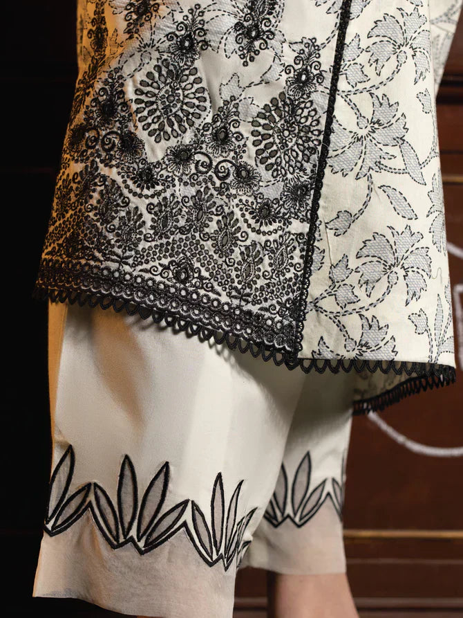 Faiza Faisal | Maya Luxury Lawn | Deniz - House Of Anaya
